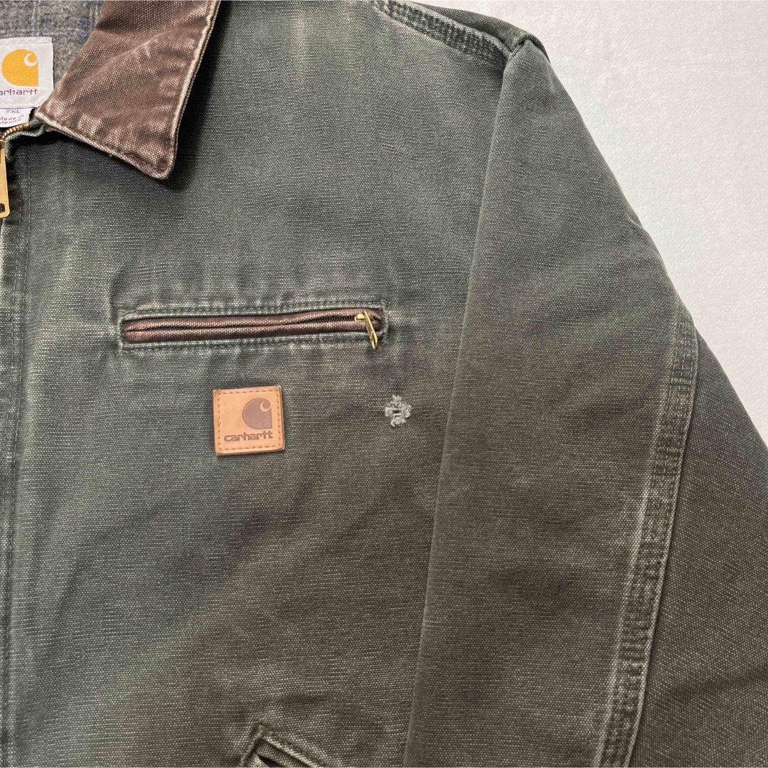 carhartt(カーハート)の【大きいサイズ】希少 Carhartt デトロイトジャケット J97 MOS メンズのジャケット/アウター(ブルゾン)の商品写真