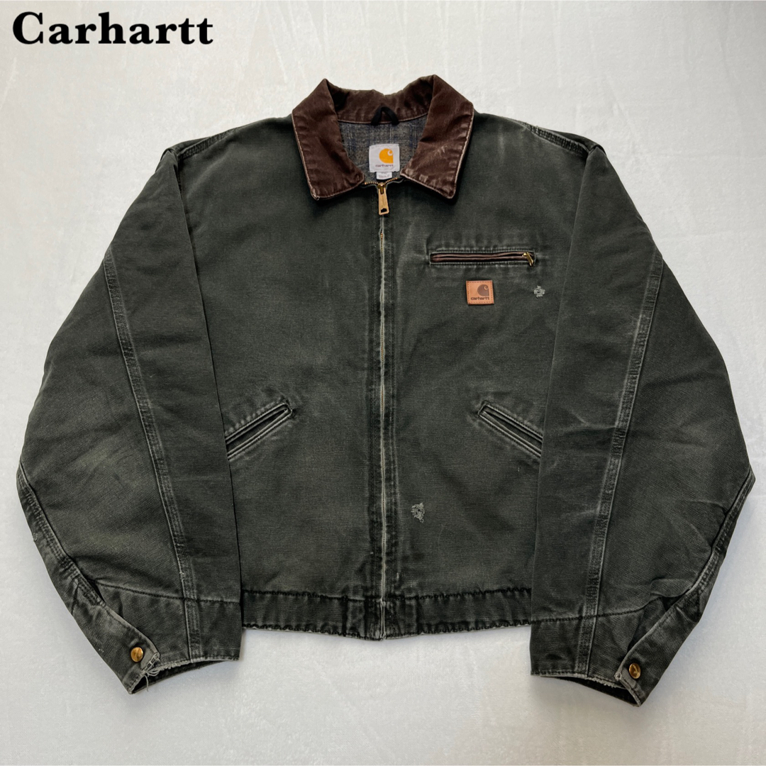 carhartt(カーハート)の【大きいサイズ】希少 Carhartt デトロイトジャケット J97 MOS メンズのジャケット/アウター(ブルゾン)の商品写真