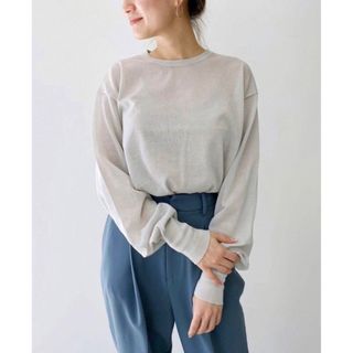 アパルトモンドゥーズィエムクラス(L'Appartement DEUXIEME CLASSE)のL'Appartement C/N Sheer KNIT ニット (ニット/セーター)