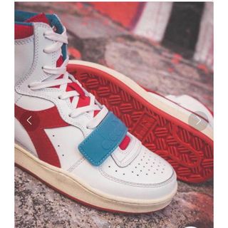 ディアドラヘリテージ(diadora HERITAGE)の希少DIADORA  MI BASKET USED ハイカットスニーカー(スニーカー)