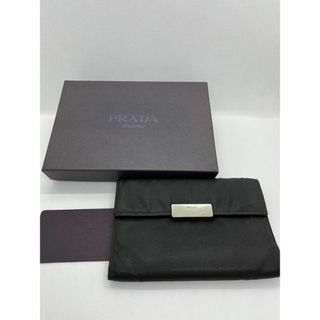 PRADA 3つ折り　財布　メンズ　レディース　箱あり(折り財布)