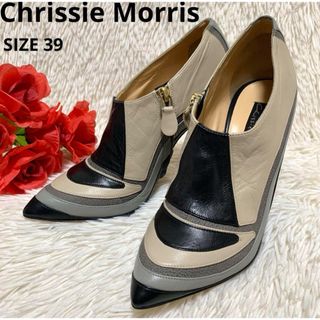 スタニングルアー(STUNNING LURE)の【極美品/未使用】Chrissie Morris レザー ブーティ 39(ブーティ)