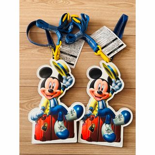 ディズニー(Disney)のバケーションパッケージ　ミッキー  チケットホルダー　2個セット　新品未使用品(キャラクターグッズ)