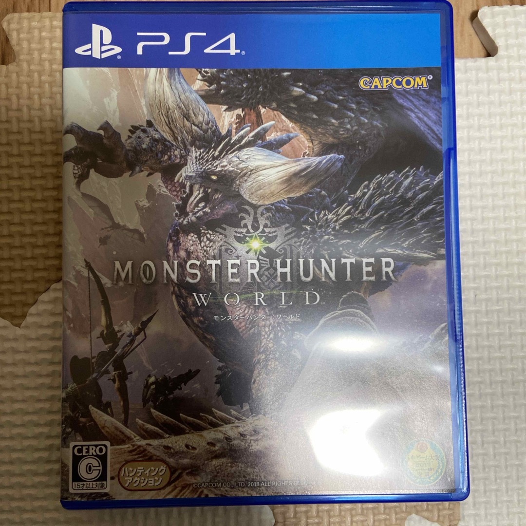 PlayStation4(プレイステーション4)のモンスターハンター：ワールド エンタメ/ホビーのゲームソフト/ゲーム機本体(家庭用ゲームソフト)の商品写真