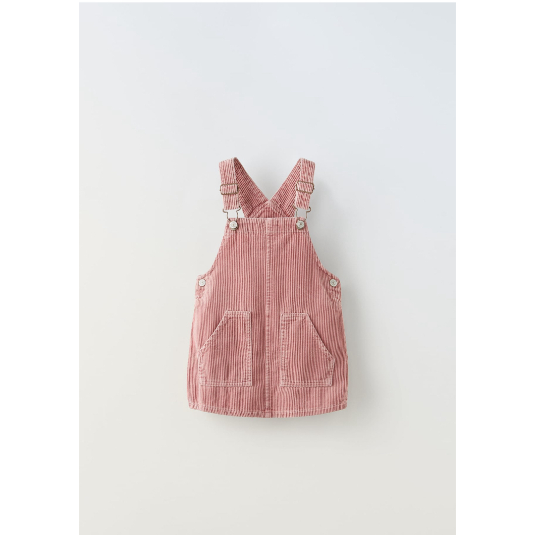 ZARA KIDS(ザラキッズ)のZARA ジャンスカ　コーデュロイ　104 キッズ/ベビー/マタニティのキッズ服女の子用(90cm~)(スカート)の商品写真