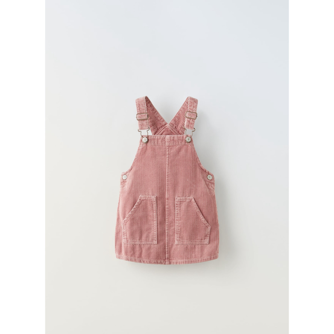 ZARA(ザラ)のZARA ジャンスカ　コーデュロイ　110 キッズ/ベビー/マタニティのキッズ服女の子用(90cm~)(スカート)の商品写真