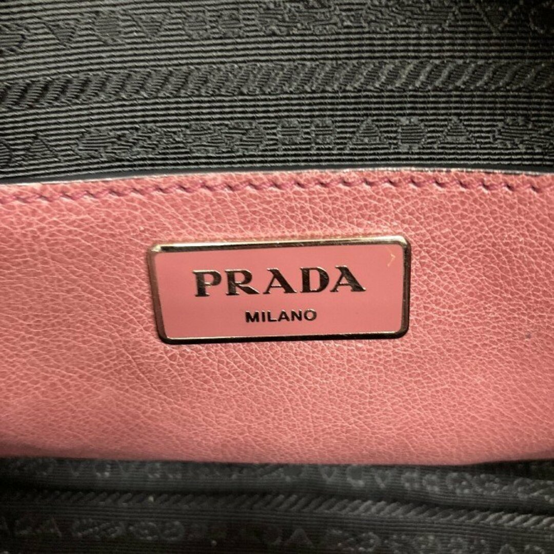 PRADA(プラダ)の★PRADA プラダ 2way レザーバッグ B2625M ショルダー ハンドバッグ ピンクパープル レディースのバッグ(ハンドバッグ)の商品写真