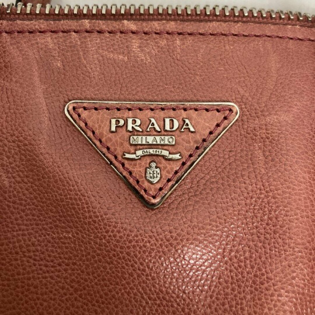 PRADA(プラダ)の★PRADA プラダ 2way レザーバッグ B2625M ショルダー ハンドバッグ ピンクパープル レディースのバッグ(ハンドバッグ)の商品写真