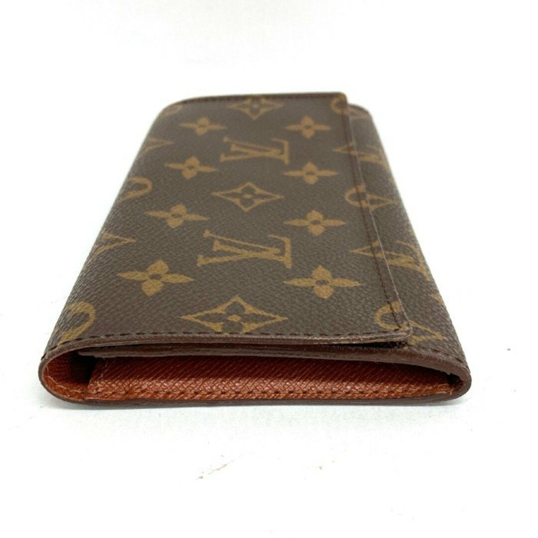 LOUIS VUITTON(ルイヴィトン)の★LOUIS VUITTON ルイ･ヴィトン モノグラム ポルトフォイユ 3カルトクレディ M61818 長財布 札カード入れ スリムウォレット ブラウン メンズのファッション小物(長財布)の商品写真