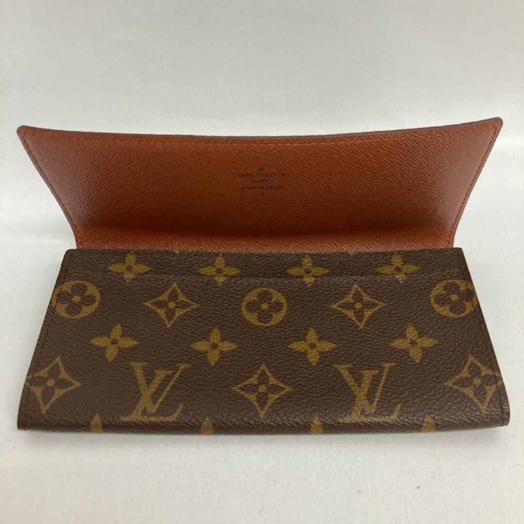 LOUIS VUITTON(ルイヴィトン)の★LOUIS VUITTON ルイ･ヴィトン モノグラム ポルトフォイユ 3カルトクレディ M61818 長財布 札カード入れ スリムウォレット ブラウン メンズのファッション小物(長財布)の商品写真