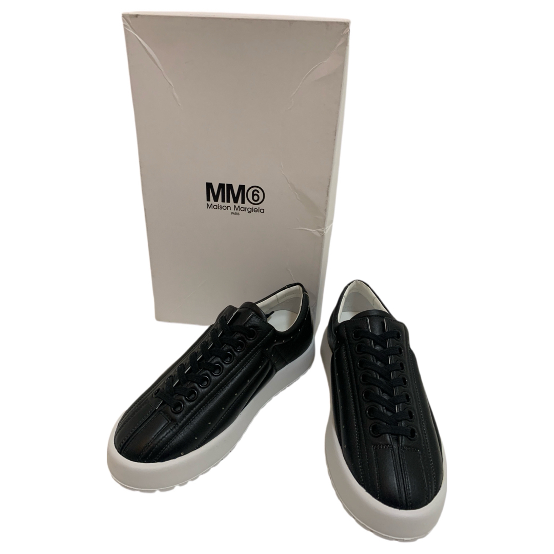 MM6(エムエムシックス)のMM6 MAISON MARGIELA 2021s イタリア製 レザースニーカー レディースの靴/シューズ(スニーカー)の商品写真