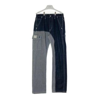 コジマジーンズ(児島ジーンズ)の★KOJIMA JEANS 児島ジーンズ コジマジーンズ デニム ヒッコリーストライプ ワークパンツ インディゴ Size 32(ワークパンツ/カーゴパンツ)