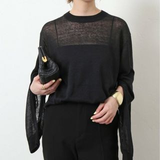 ドゥーズィエムクラス(DEUXIEME CLASSE)のSheer Slit Sleeve プルオーバー(ニット/セーター)