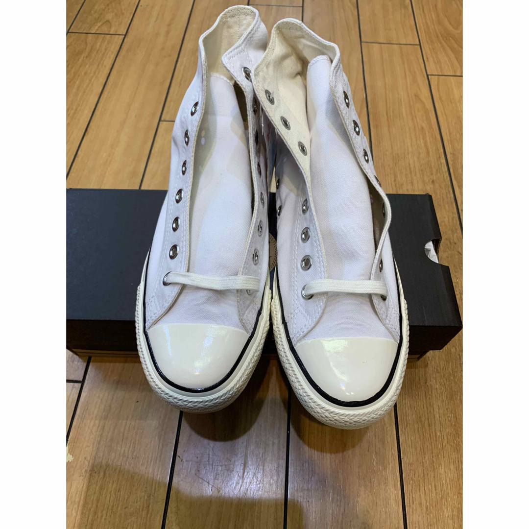 ALL STAR（CONVERSE）(オールスター)の✨新品✨コンバース　オールスター　US 日の丸　ハイ　ホワイト メンズの靴/シューズ(スニーカー)の商品写真