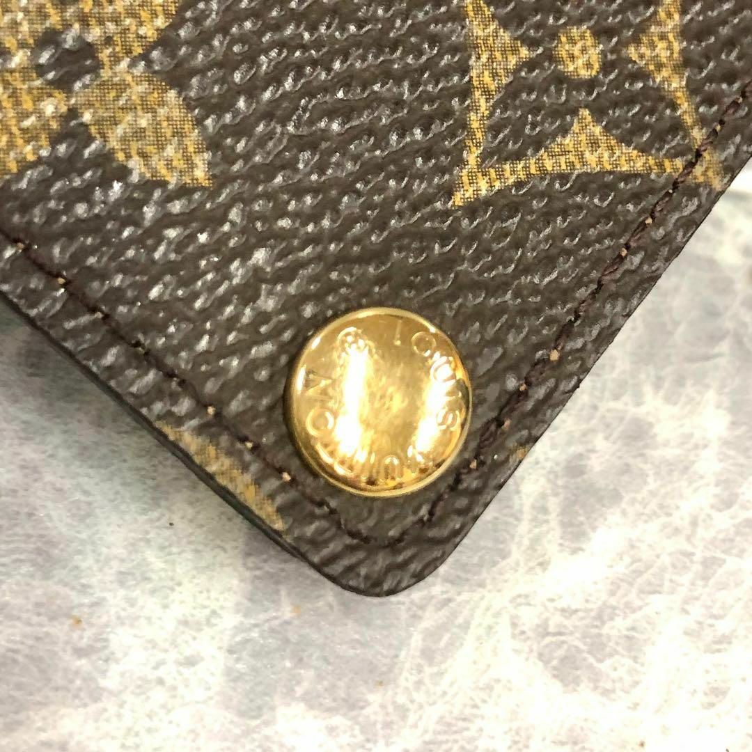 LOUIS VUITTON(ルイヴィトン)の⭐️美品⭐️ ルイヴィトン モノグラム カードケース レザー ブラウン 小物入れ レディースのファッション小物(名刺入れ/定期入れ)の商品写真