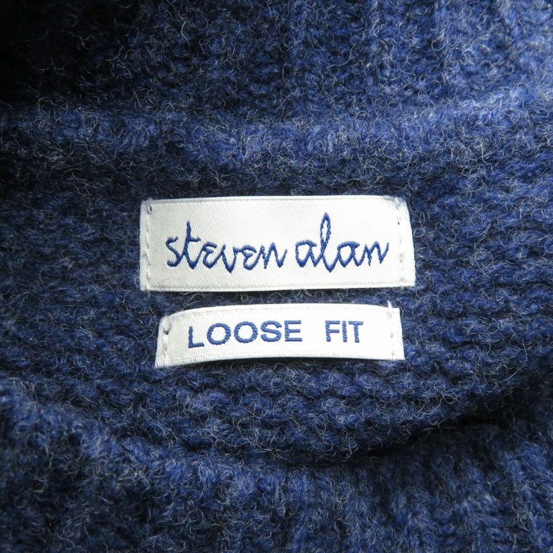 steven alan(スティーブンアラン)のSTEVEN ALAN 23aw HAMILTON MOCK NECK KNIT LOOSE KNIT メンズのトップス(ニット/セーター)の商品写真