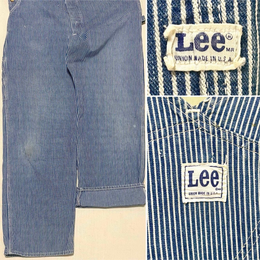 Lee(リー)の1970s Lee ヒッコリー•オーバーオール  Size 36-38 メンズのパンツ(サロペット/オーバーオール)の商品写真