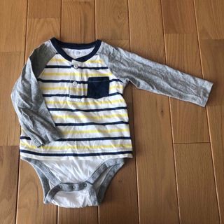 ベビーギャップ(babyGAP)の長袖ロンパース　80(ロンパース)