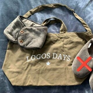 LOGOS - LOGOS DAYS 2点セット トートバッグ ネックウォーマー ブラウン
