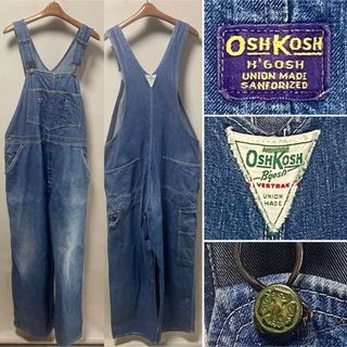 1940-50s OSH KOSH  デニム•オーバーオール Size 42