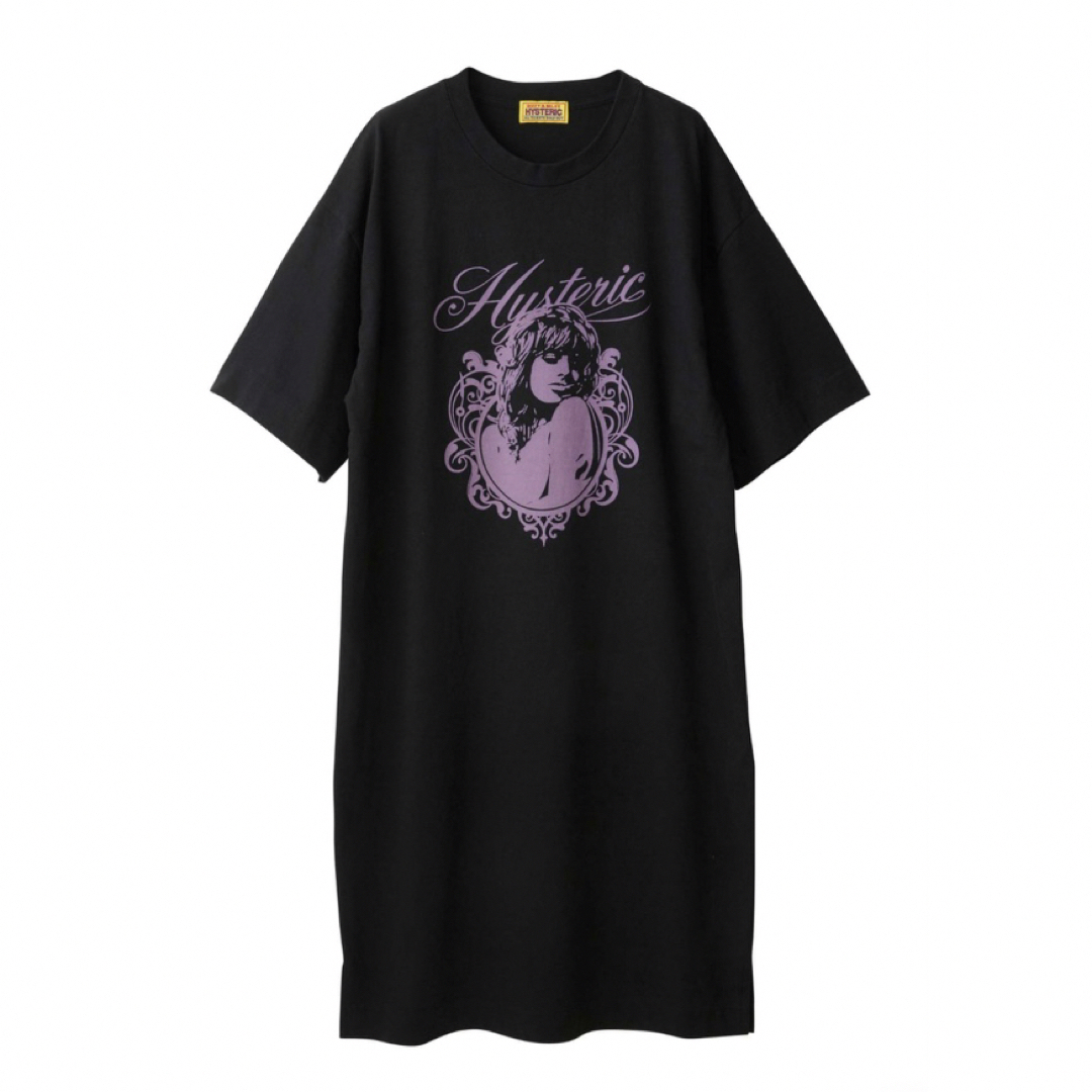 HYSTERIC GLAMOUR(ヒステリックグラマー)の新品　ヒステリックグラマー　HYS WOMAN ワンピース　黒 レディースのワンピース(ひざ丈ワンピース)の商品写真