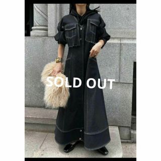 アメリヴィンテージ(Ameri VINTAGE)のUND 3WAY DENIM DRESS　美品(ロングワンピース/マキシワンピース)