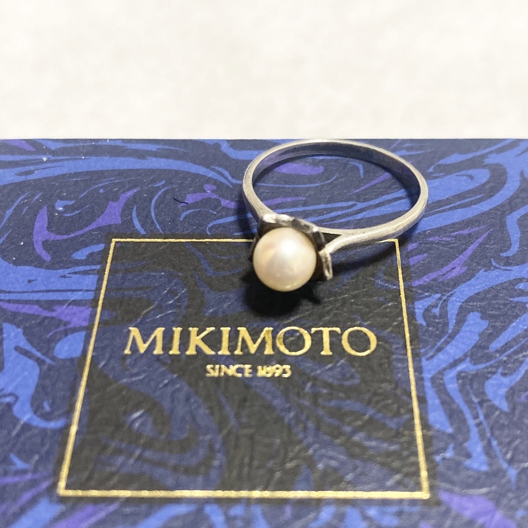 MIKIMOTO(ミキモト)のMIKIMOTO silver925 パールリング　真珠 レディースのアクセサリー(リング(指輪))の商品写真