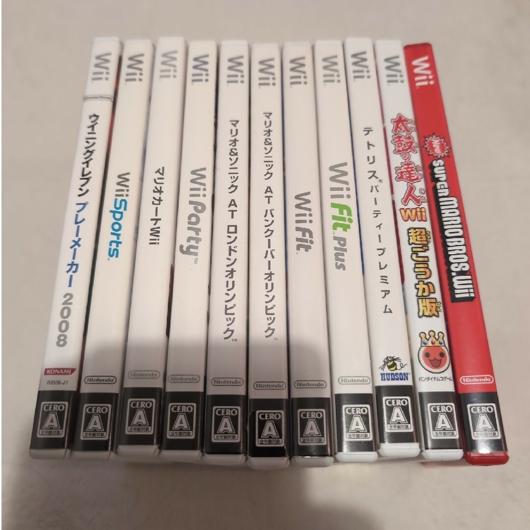 Wii(ウィー)のwii ソフト まとめ売り 中古 ジャンク 11本 セット エンタメ/ホビーのゲームソフト/ゲーム機本体(家庭用ゲームソフト)の商品写真