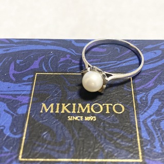 ミキモト(MIKIMOTO)のMIKIMOTO silver925 パールリング　真珠(リング(指輪))