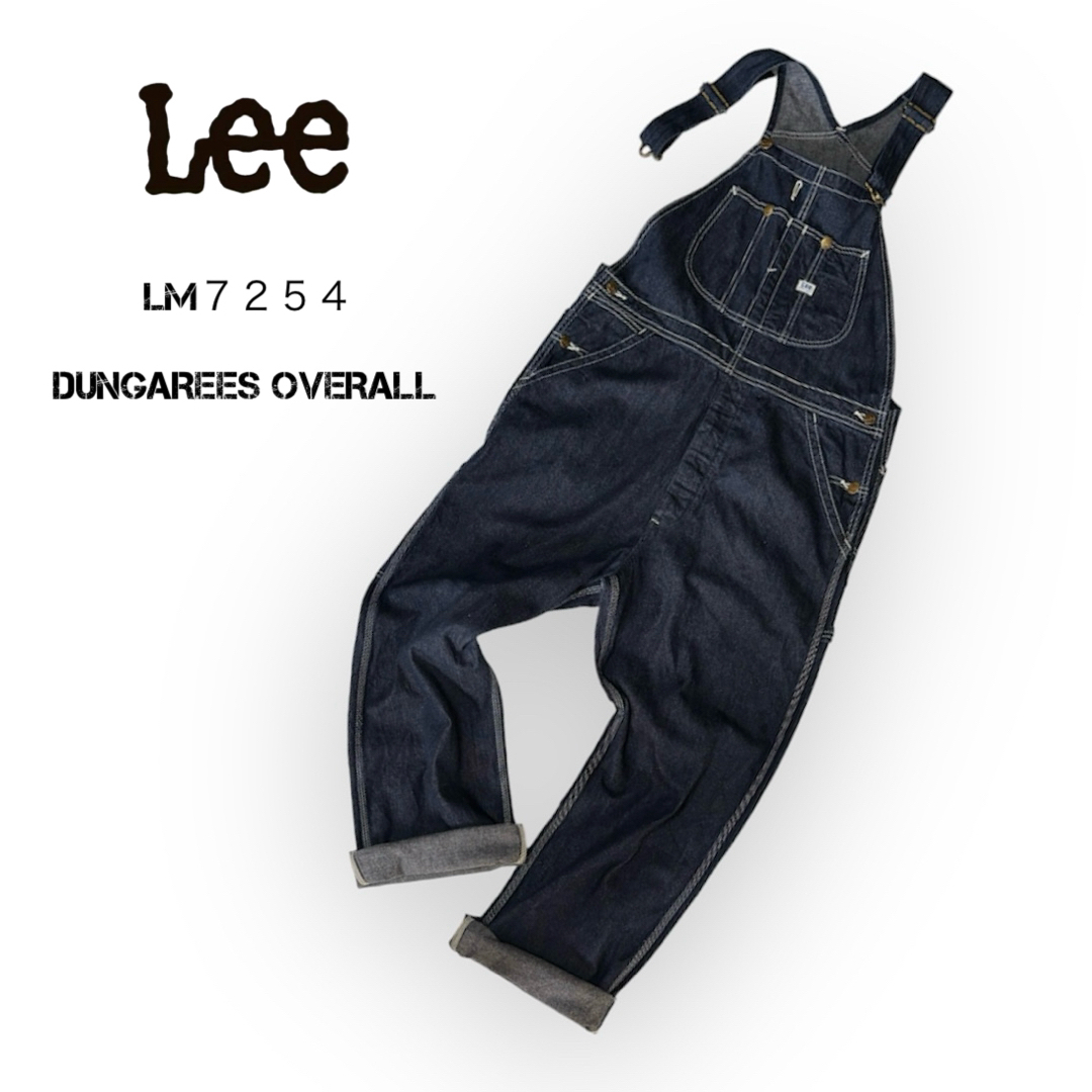 Lee(リー)の【超美品】Lee ダンガリーズオーバーオール インディゴブルー メンズのパンツ(サロペット/オーバーオール)の商品写真