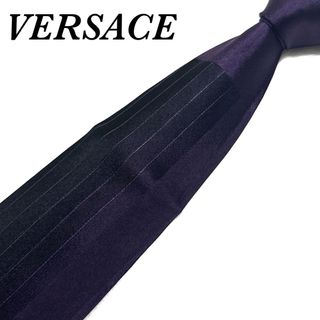 VERSACE - 【極美品】 ヴェルサーチ ネクタイ メデューサ ソリッドタイ シルク 高級