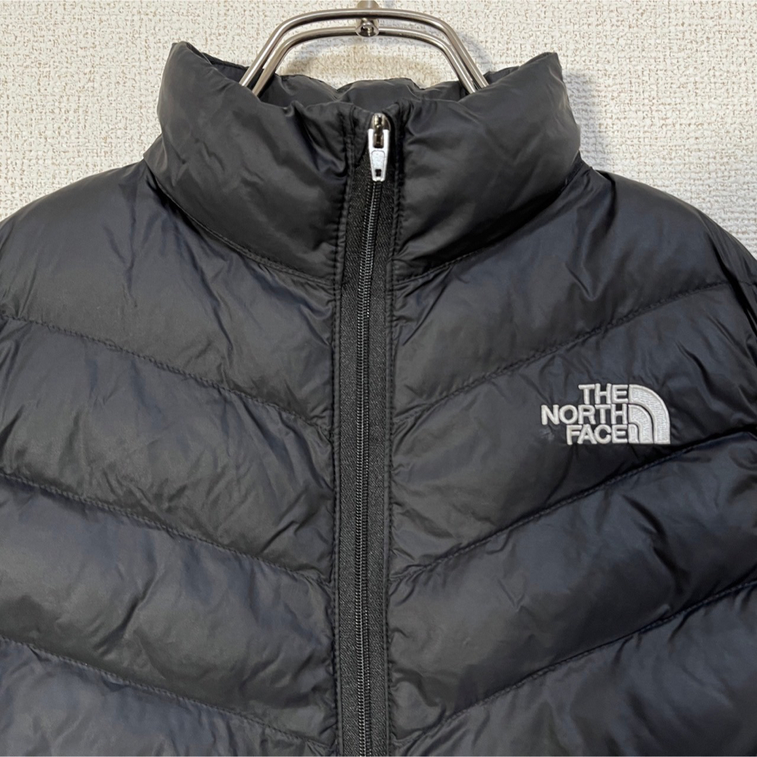 THE NORTH FACE(ザノースフェイス)のノースフェイス】パディングベスト ブラック　キッズ子供120　刺繍TBALL１K キッズ/ベビー/マタニティのキッズ服男の子用(90cm~)(ジャケット/上着)の商品写真