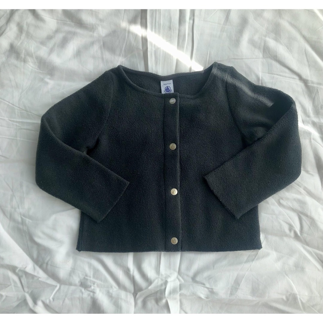 PETIT BATEAU(プチバトー)のPETIT BATEAU フリースカーディガン　3ans95cm キッズ/ベビー/マタニティのキッズ服女の子用(90cm~)(カーディガン)の商品写真