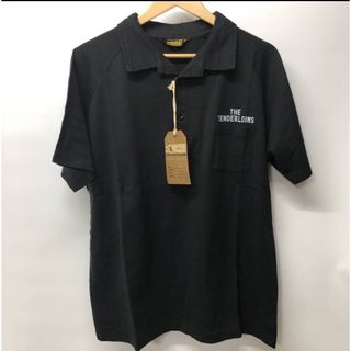 テンダーロイン(TENDERLOIN)のTENDERLOIN半袖T-RAGLAN S POLO 黒 XL(ポロシャツ)