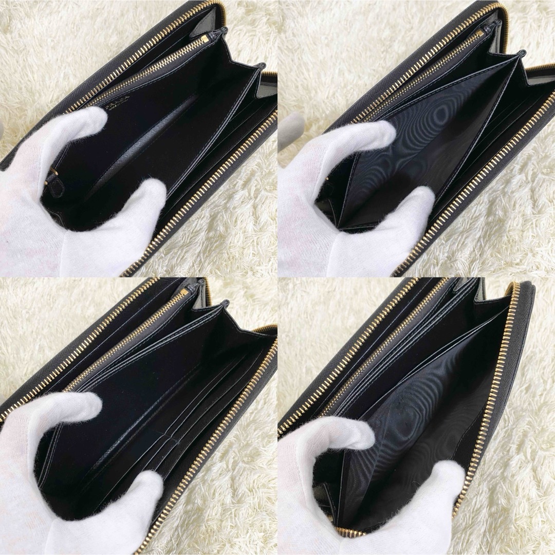 PRADA(プラダ)の極美品✨RFID新型 プラダ PRADA サフィアーノ ラウンドファスナー 財布 レディースのファッション小物(財布)の商品写真