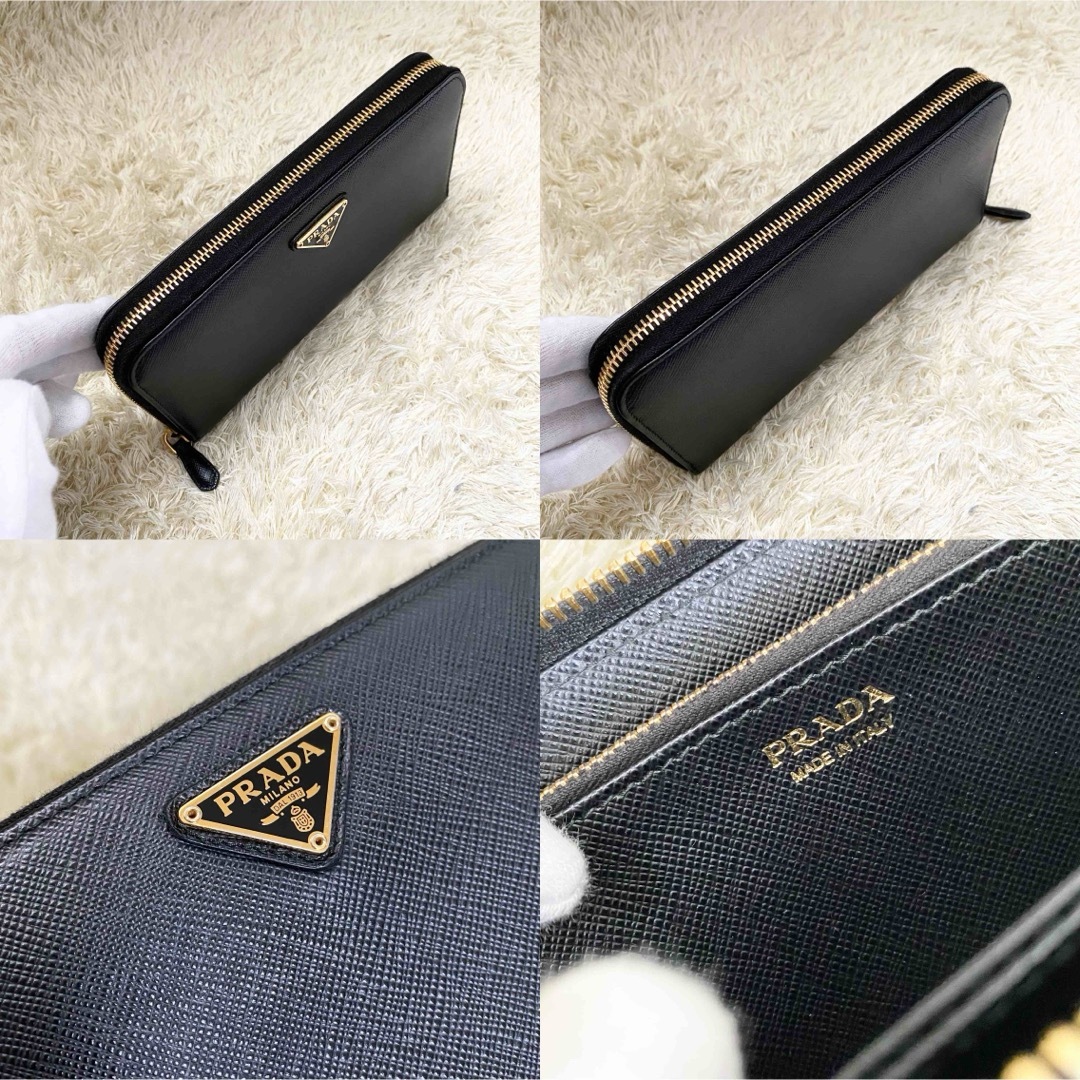 PRADA(プラダ)の極美品✨RFID新型 プラダ PRADA サフィアーノ ラウンドファスナー 財布 レディースのファッション小物(財布)の商品写真