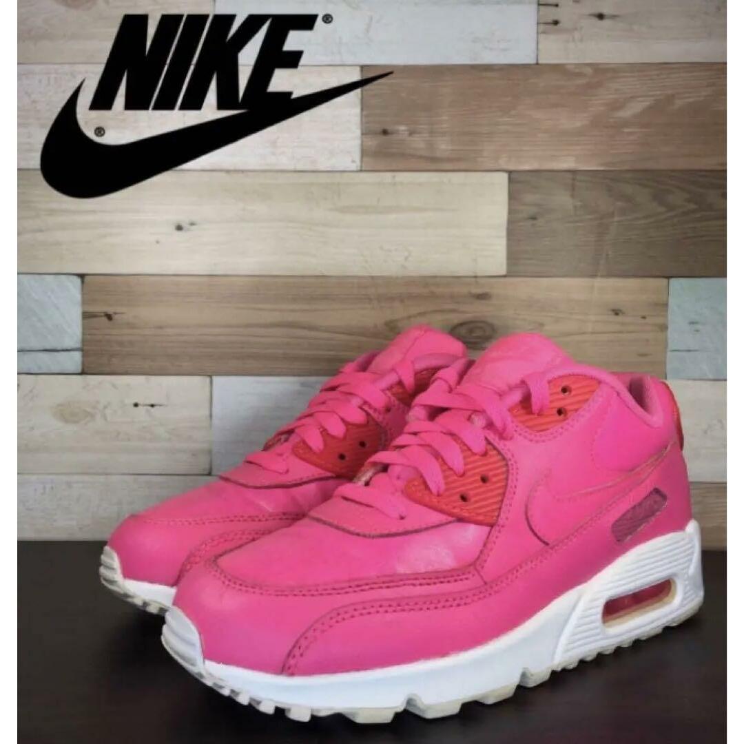 NIKE(ナイキ)のNIKE AIR MAX 90 LEATHER GS 24cm レディースの靴/シューズ(スニーカー)の商品写真