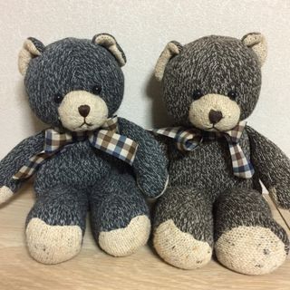 双子クマのぬいぐるみ(ぬいぐるみ)