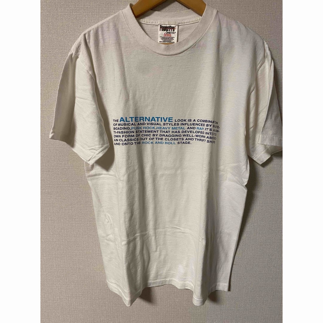 ONEITA(オニータ)の90s POWER PRO by ONEITA ALTERNATIVE Tシャツ メンズのトップス(Tシャツ/カットソー(半袖/袖なし))の商品写真