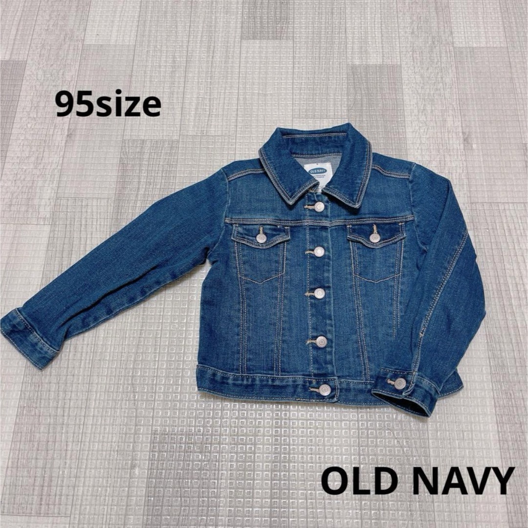 Old Navy(オールドネイビー)の1381 キッズ服 / OLD NAVY / デニムジャケット Gジャン 95 キッズ/ベビー/マタニティのキッズ服女の子用(90cm~)(ジャケット/上着)の商品写真