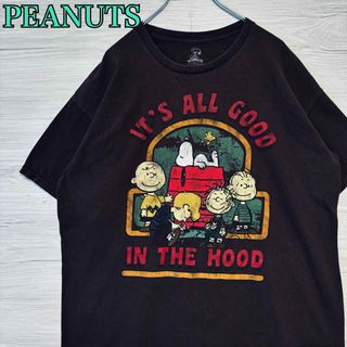 スヌーピー(SNOOPY)の【入手困難】ピーナッツ　スヌーピー　Tシャツ　XLサイズ　一点物　海外輸入　レア(Tシャツ/カットソー(半袖/袖なし))