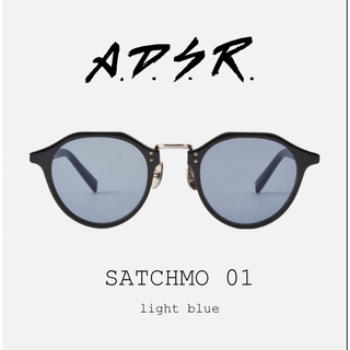 エーディーエスアール(A.D.S.R.)のA.D.S.R SATCHMO 01s light blue 付属品オールセット(サングラス/メガネ)
