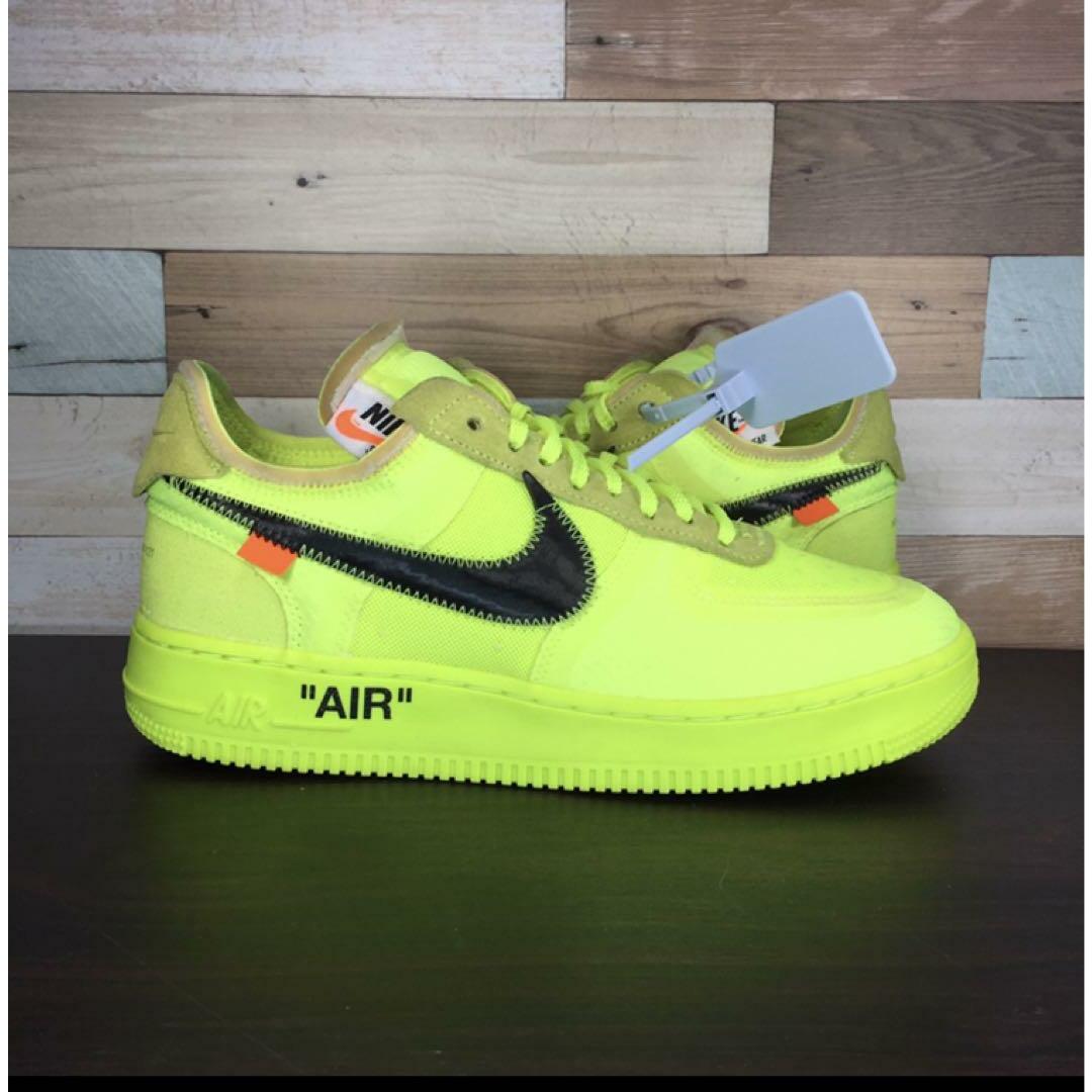 NIKE(ナイキ)のOFF-WHITE × NIKE AIR FORCE 1 LOW 25.5cm メンズの靴/シューズ(スニーカー)の商品写真