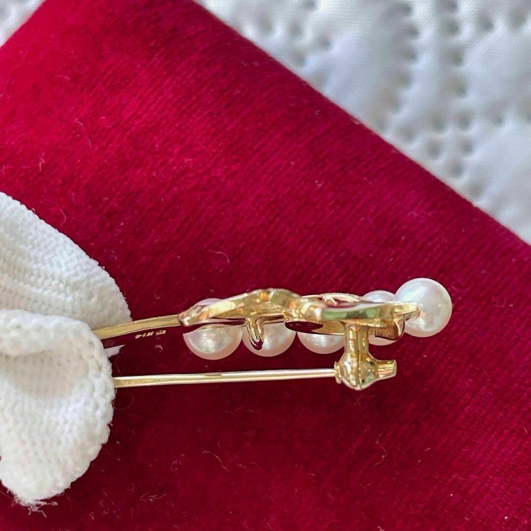 MIKIMOTO ミキモト ブローチK14 - レディースアクセサリー MIKIMOTO ミキモト ブローチK14 - レディースアクセサリー
