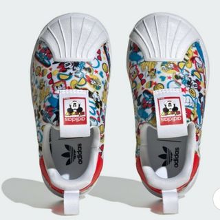 アディダス(adidas)の新品 アディダス 子供靴 スニーカー ミッキー 13(キャラクターグッズ)