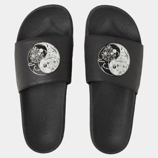 ルーカ(RVCA)のMR CARTOON RVCA SLIDES BLACK 10 サンダル 靴(サンダル)