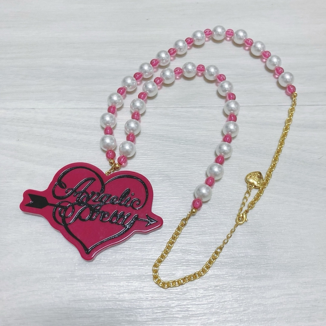 Angelic Pretty(アンジェリックプリティー)の⚠️最終値下げ⚠️Dollyアローネックレス/ワイン レディースのアクセサリー(ネックレス)の商品写真