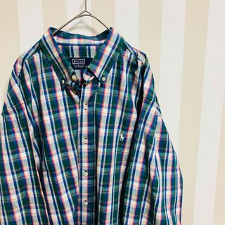 ポロラルフローレン(POLO RALPH LAUREN)の【激レアVintage 】Ralph Lauren オーバーサイズ チェックシャ(シャツ)