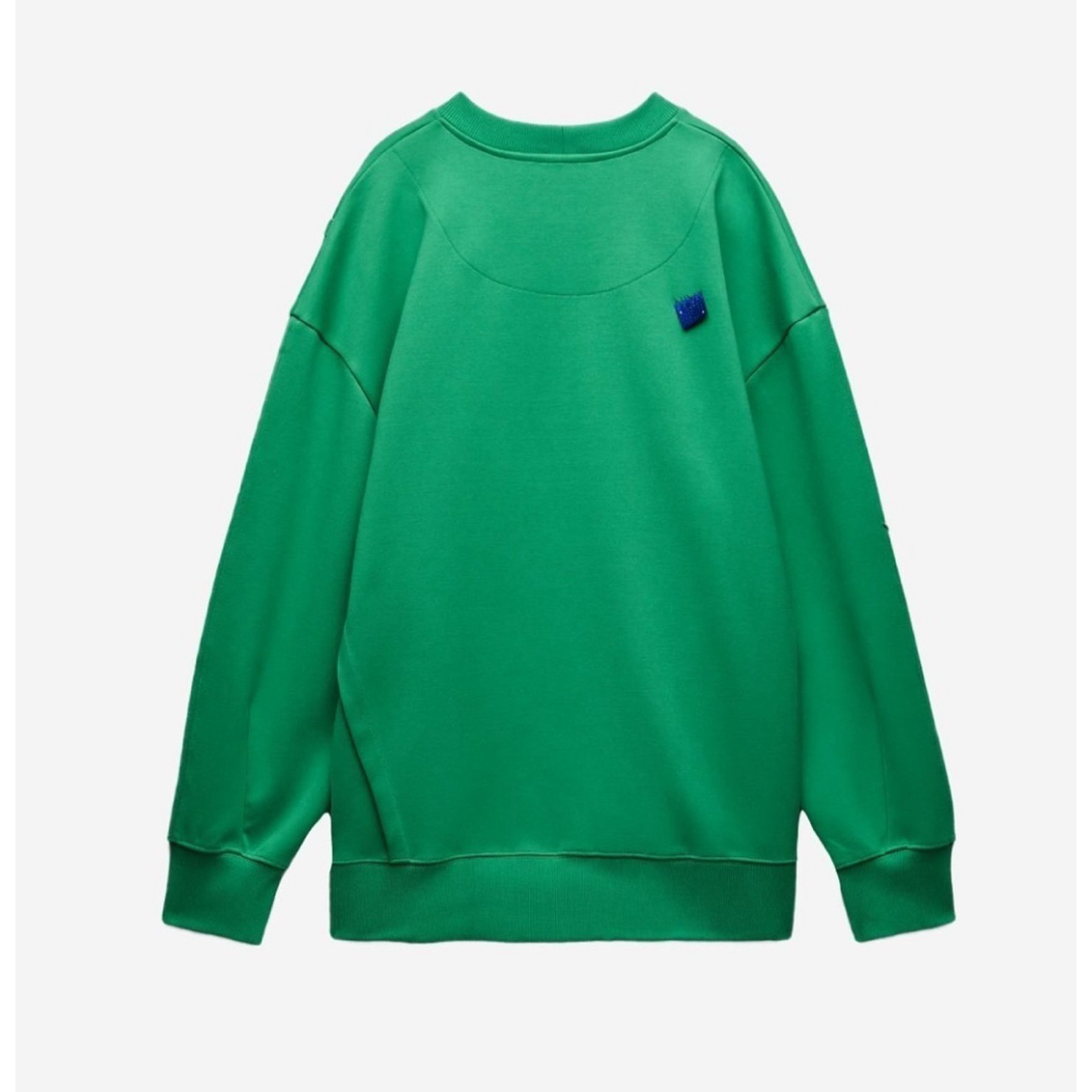 ZARA アーダーエラー オーバーサイズ トレーナー スウェット S-M ZARA アーダーエラー オーバーサイズ トレーナー スウェット S-M