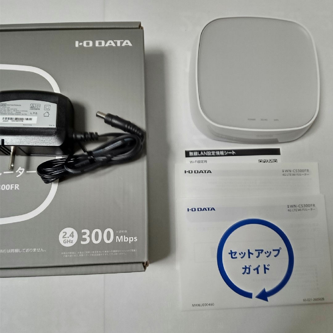 IODATA(アイオーデータ)のアイ・オー・データ機器 WN-CS300FR スマホ/家電/カメラのPC/タブレット(PC周辺機器)の商品写真